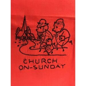 Vintage‎ Handmade Seven Days of the Week Tea Towels  17W"x33L"